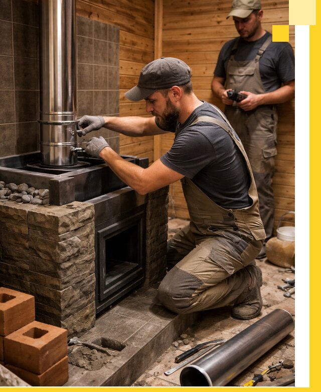 Изготовление и установка банных печей под ключ в Октябрьском