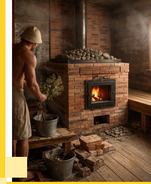 Кирпичные банные печи в Октябрьском от 93213 р. | ЭриданКтб