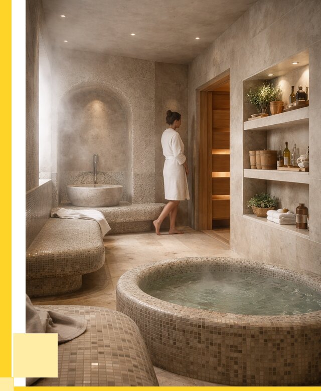 Строительство бани с хамамом в Октябрьском от 776775 р. | ЭриданКтб