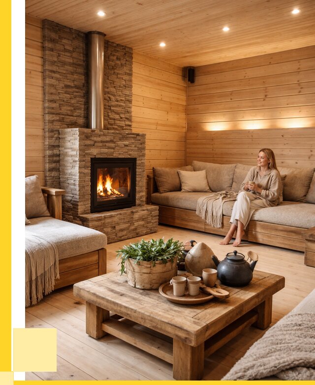 Проект бани с комнатой отдыха в Октябрьском от 36250 р. | ЭриданКтб