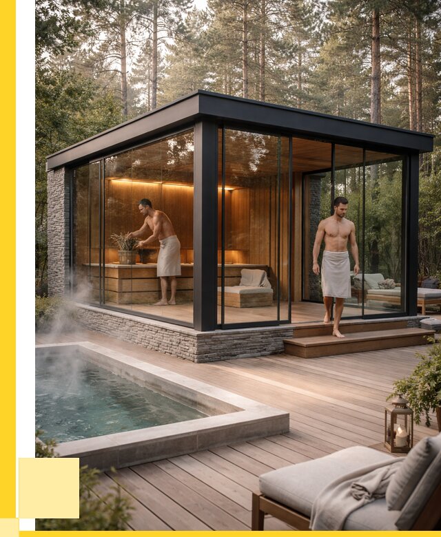 Стеклянные бани и двери в Октябрьском от 466065 р. | ЭриданКтб