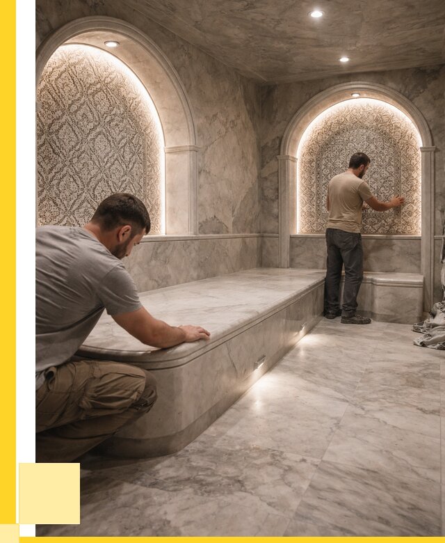 Турецкие бани под ключ в Октябрьском от 258925 р. | ЭриданКтб