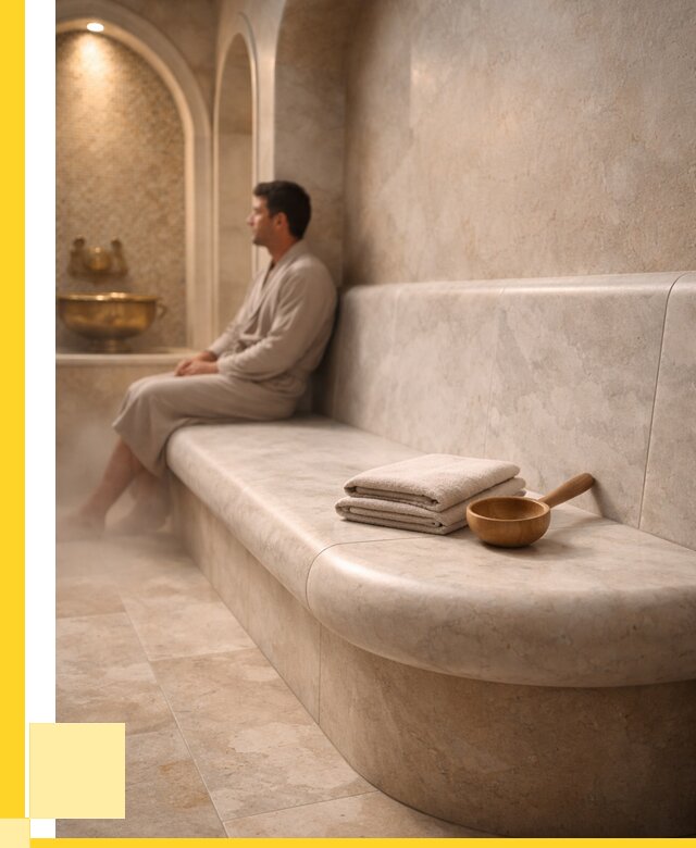 Сиденья для хамама в Октябрьском под ключ от 12428 р. | ЭриданКтб